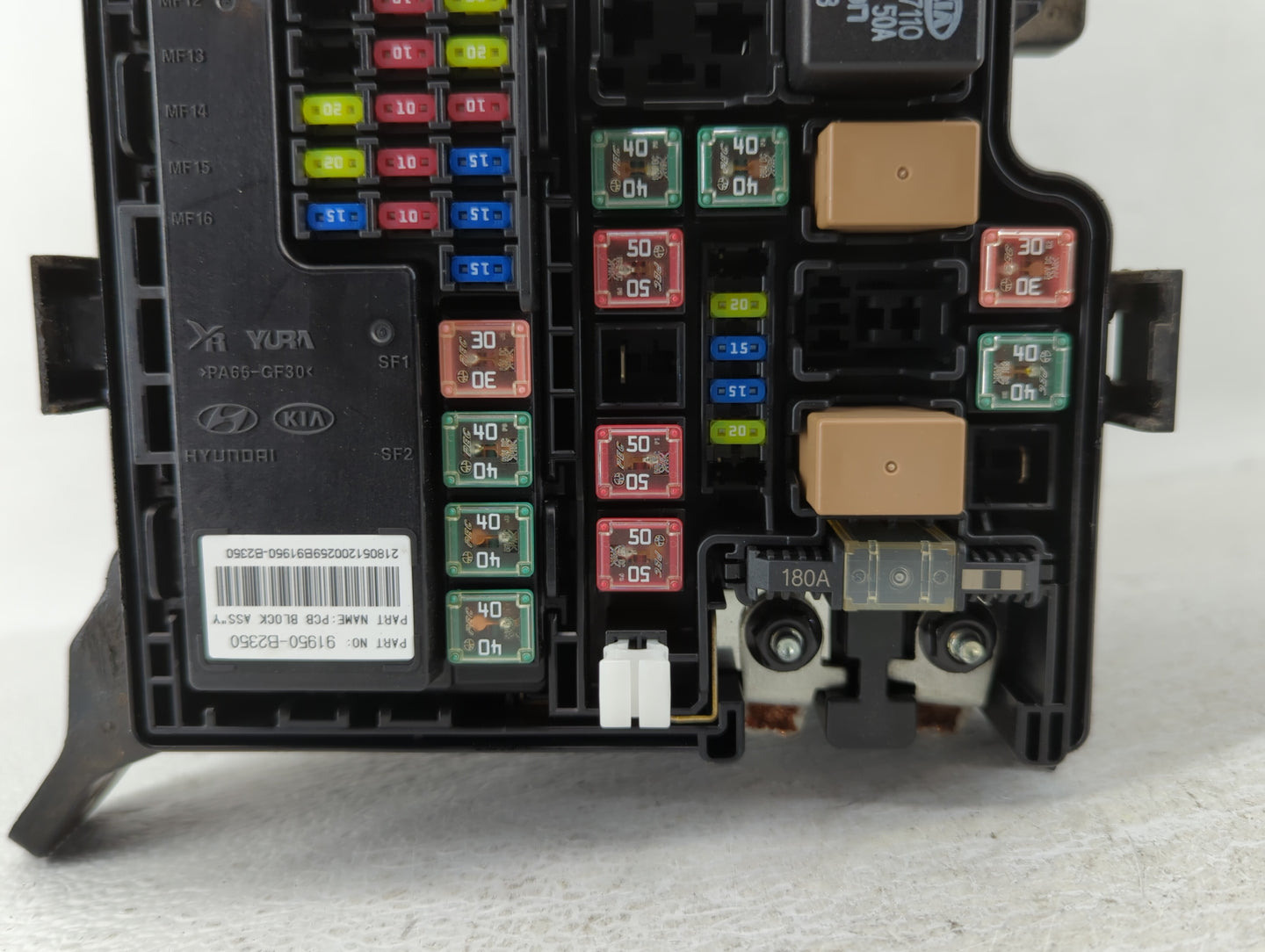 2017-2019 Kia Soul Fusebox Fuse Box Panel Relay Module P/N:91713B2450 91713B2770, 91713B2570, 91713B2690 Fits Fits 2017 2018