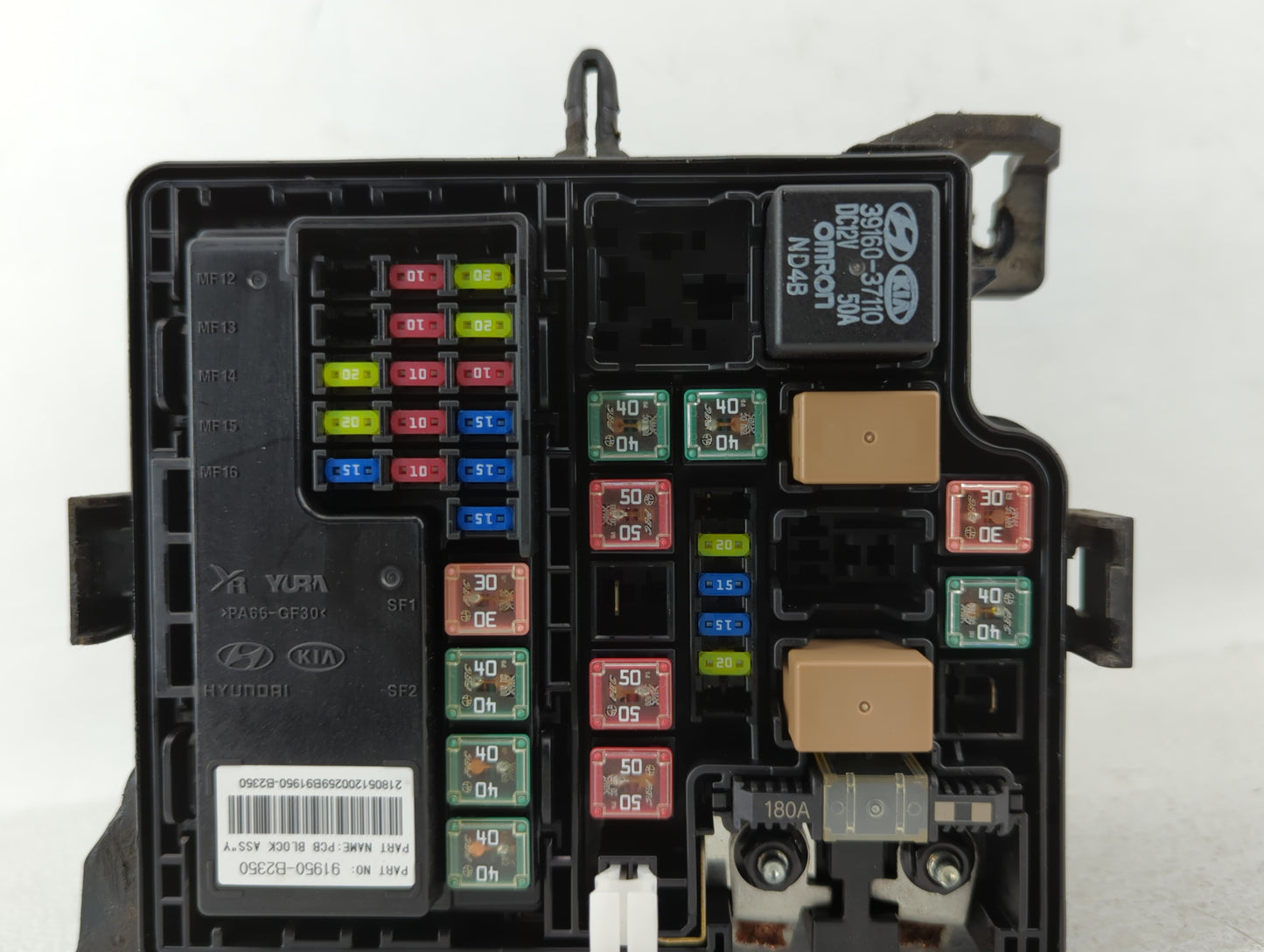 2017-2019 Kia Soul Fusebox Fuse Box Panel Relay Module P/N:91713B2450 91713B2770, 91713B2570, 91713B2690 Fits Fits 2017 2018