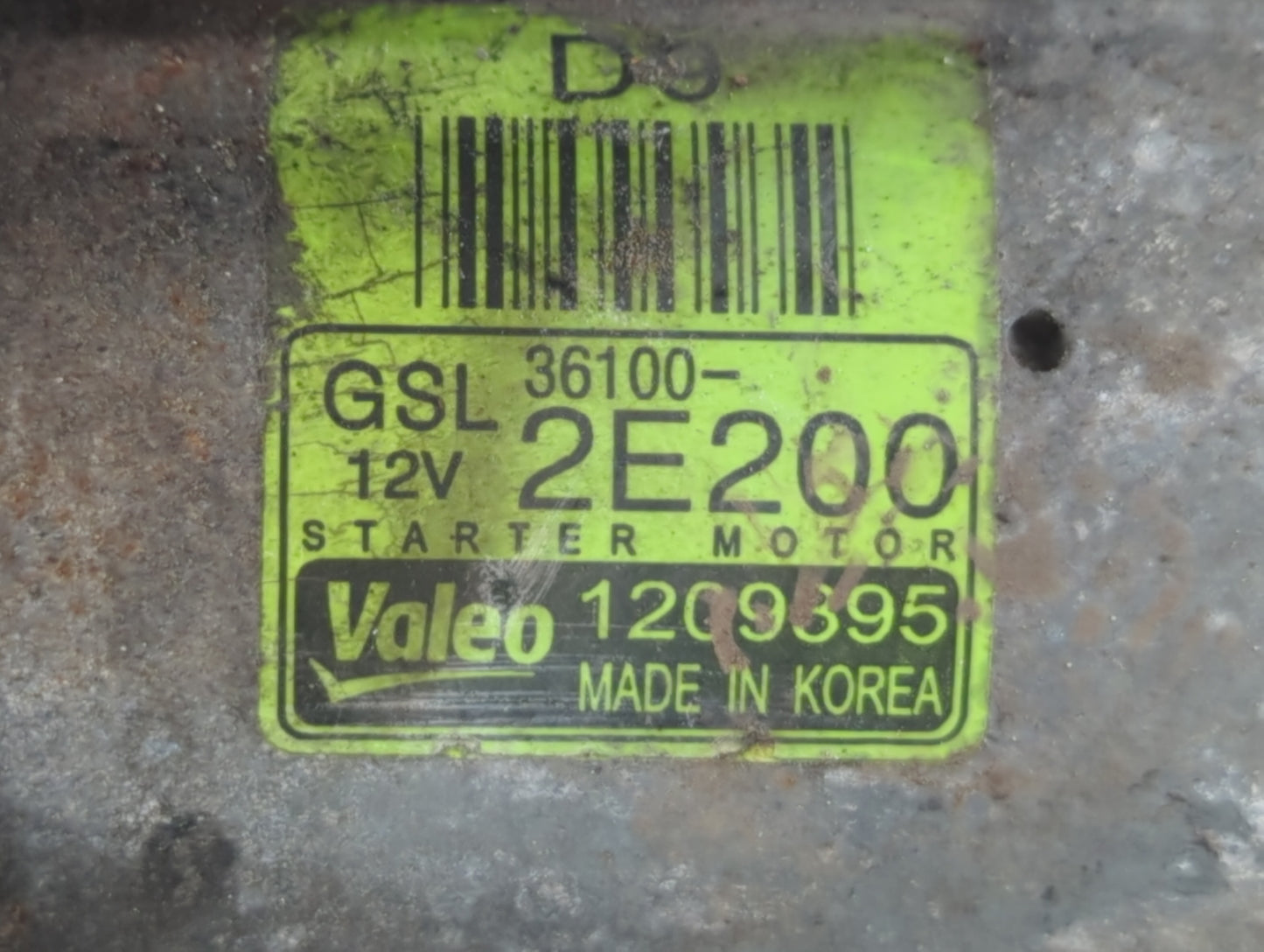 2016-2021 Kia Soul Car Starter Motor Solenoid OEM P/N:36100-2E200 Fits Fits 2013 2014 2016 2017 2018 2019 2020 2021 2022 OEM