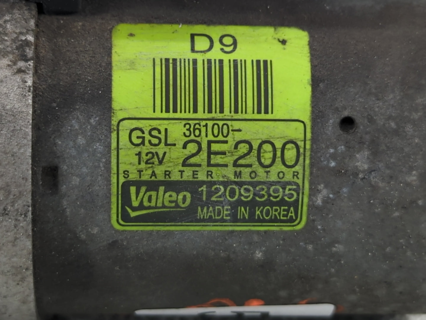 2016-2021 Kia Soul Car Starter Motor Solenoid OEM P/N:36100-2E200 Fits Fits 2013 2014 2016 2017 2018 2019 2020 2021 2022 OEM