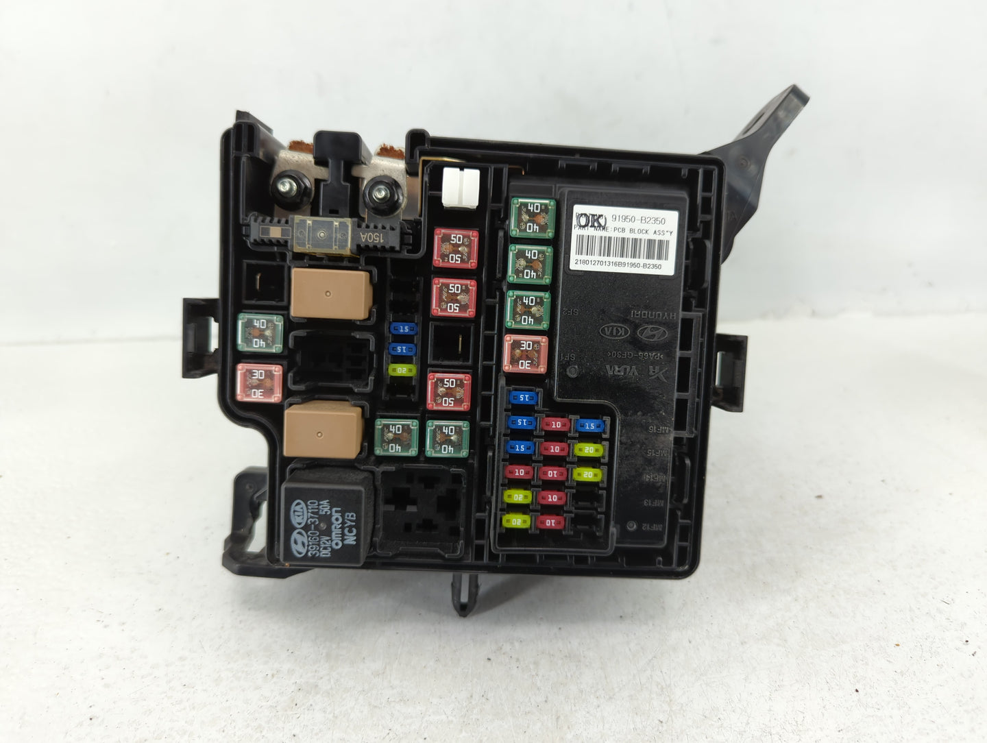 2017-2019 Kia Soul Fusebox Fuse Box Panel Relay Module P/N:91950-B2330 Fits Fits 2017 2018 2019 OEM Used Auto Parts - Oemuse