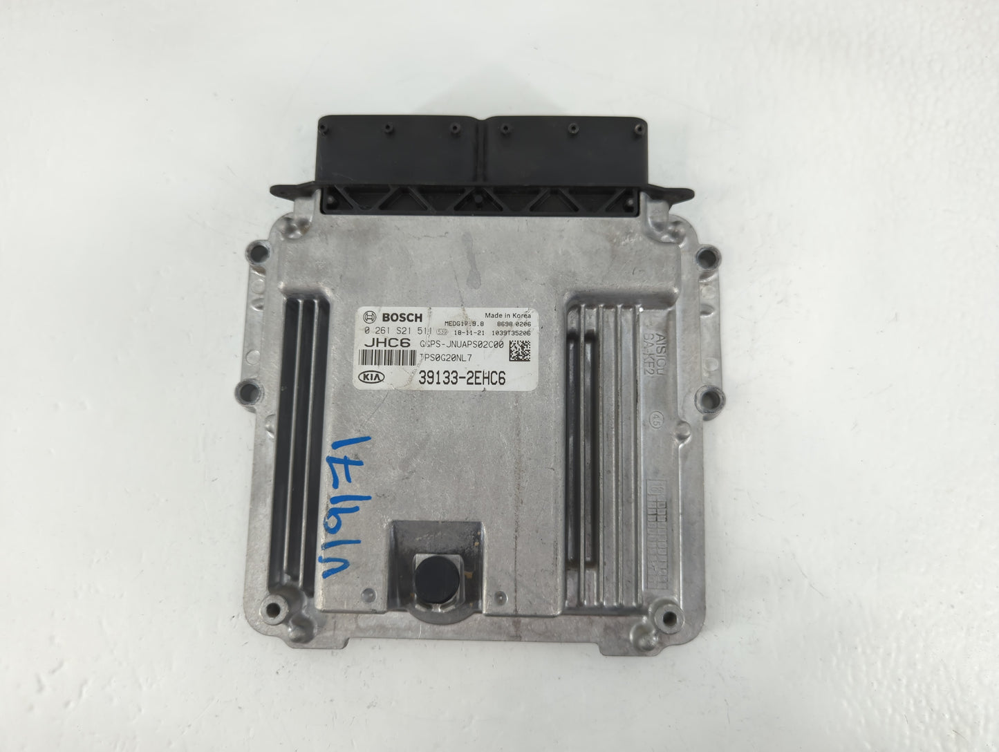 2019 Kia Soul PCM Engine Control Computer ECU ECM PCU OEM P/N:391133-2EHC6 0 261 S21 511 Fits OEM Used Auto Parts - Oemuseda