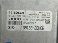 2019 Kia Soul PCM Engine Control Computer ECU ECM PCU OEM P/N:391133-2EHC6 0 261 S21 511 Fits OEM Used Auto Parts - Oemuseda
