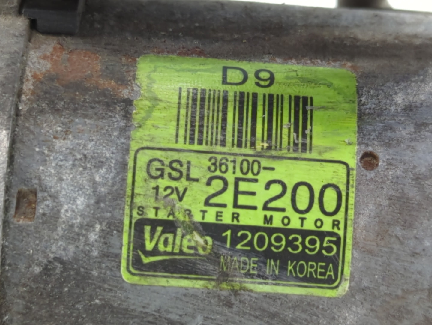 2016-2021 Kia Soul Car Starter Motor Solenoid OEM P/N:1209395 36100-2E200 Fits Fits 2013 2014 2016 2017 2018 2019 2020 2021 