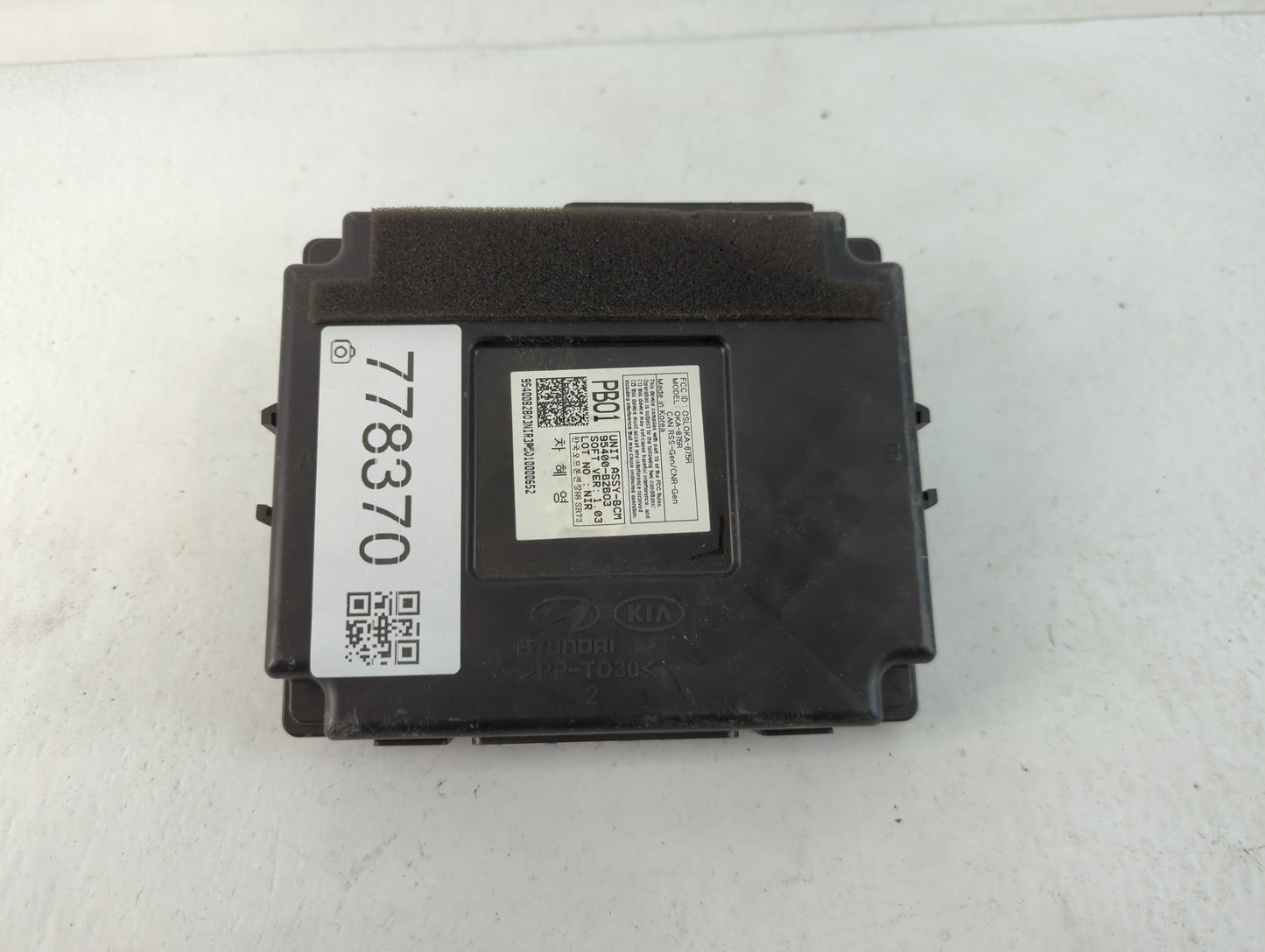2017-2019 Kia Soul Chassis Control Module Ccm Bcm Body Control - Oemusedautoparts1.com
