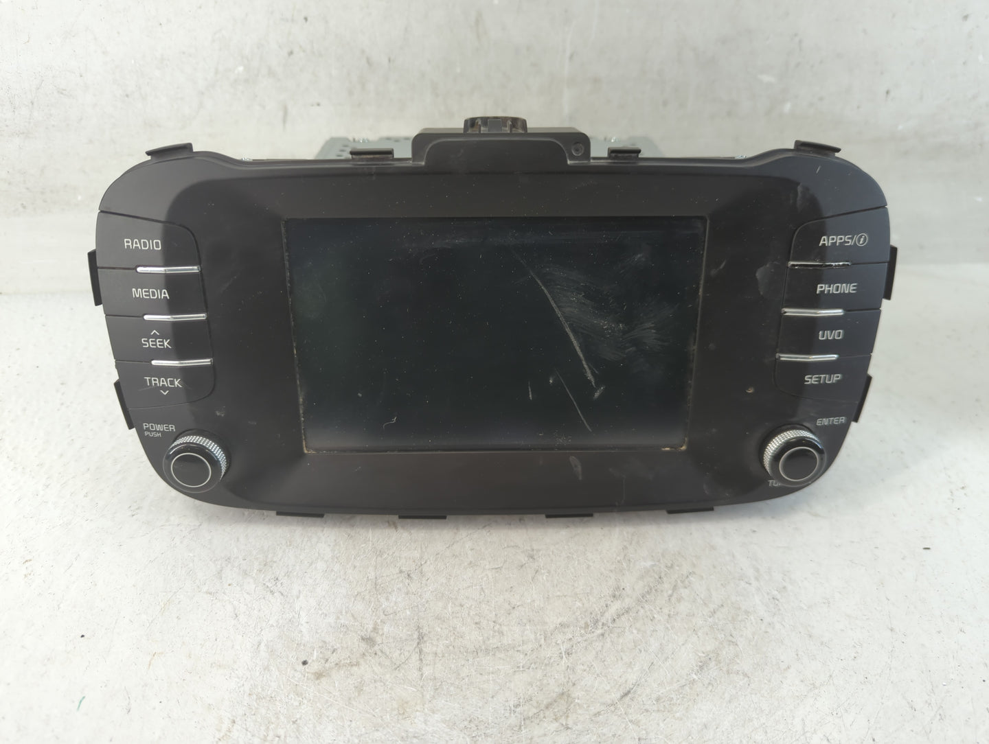 2017-2019 Kia Soul Radio AM FM Cd Player Receiver Replacement P/N:96160-B2310CA Fits Fits 2017 2018 2019 OEM Used Auto Parts