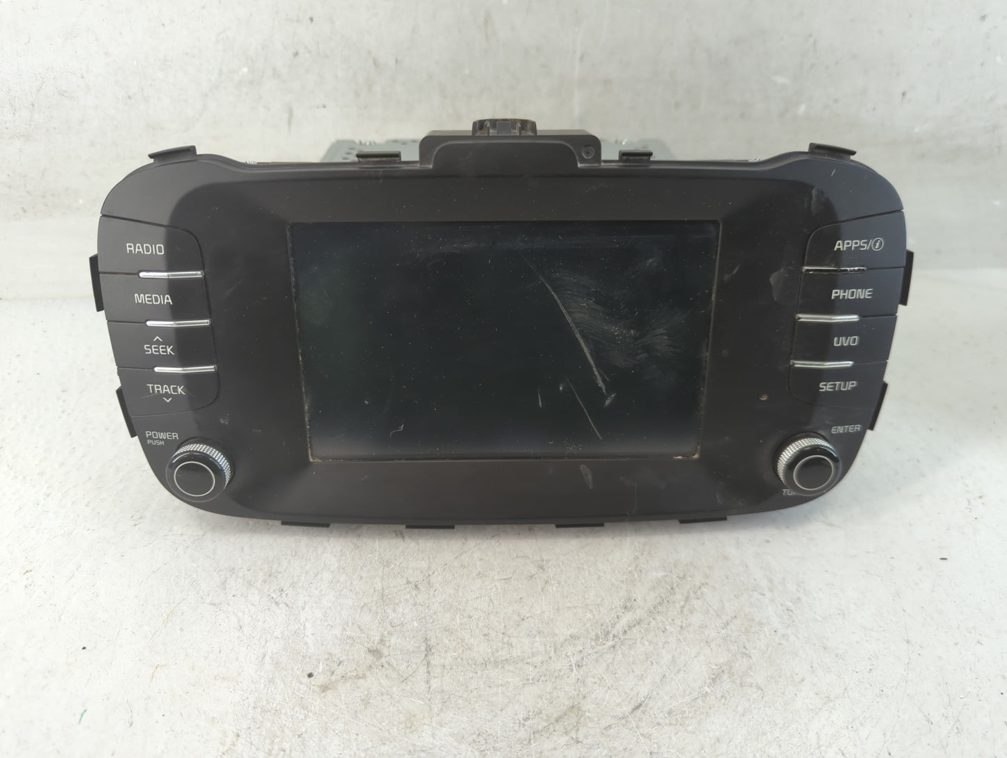 2017-2019 Kia Soul Radio AM FM Cd Player Receiver Replacement P/N:96160-B2310CA Fits Fits 2017 2018 2019 OEM Used Auto Parts