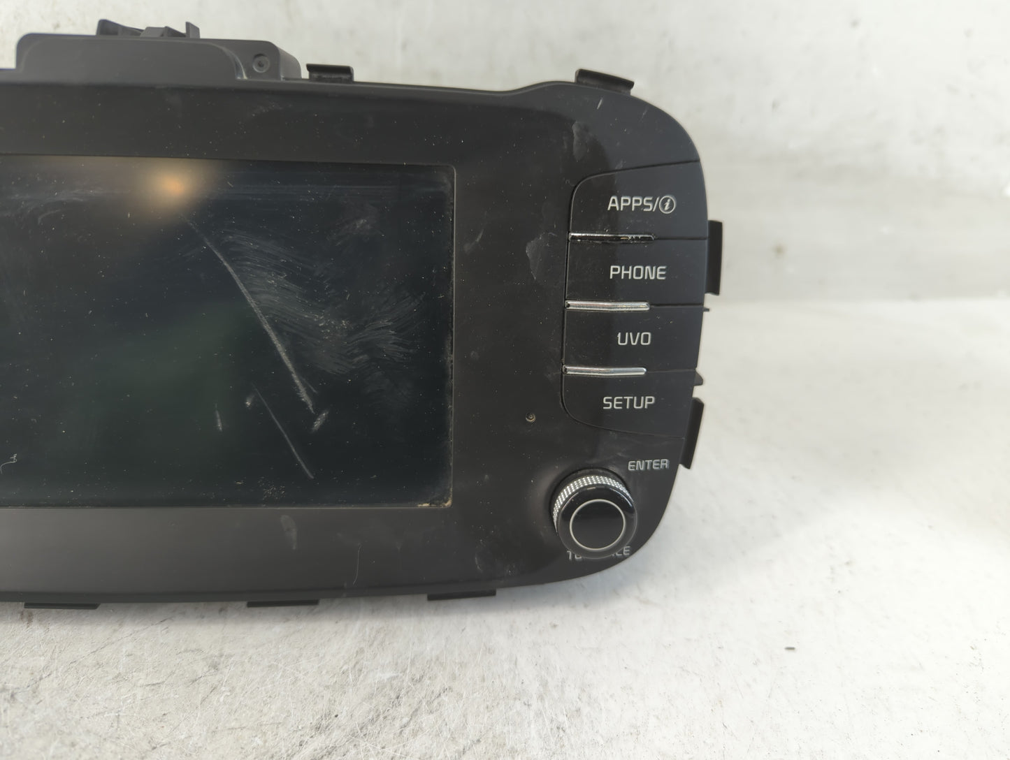 2017-2019 Kia Soul Radio AM FM Cd Player Receiver Replacement P/N:96160-B2310CA Fits Fits 2017 2018 2019 OEM Used Auto Parts