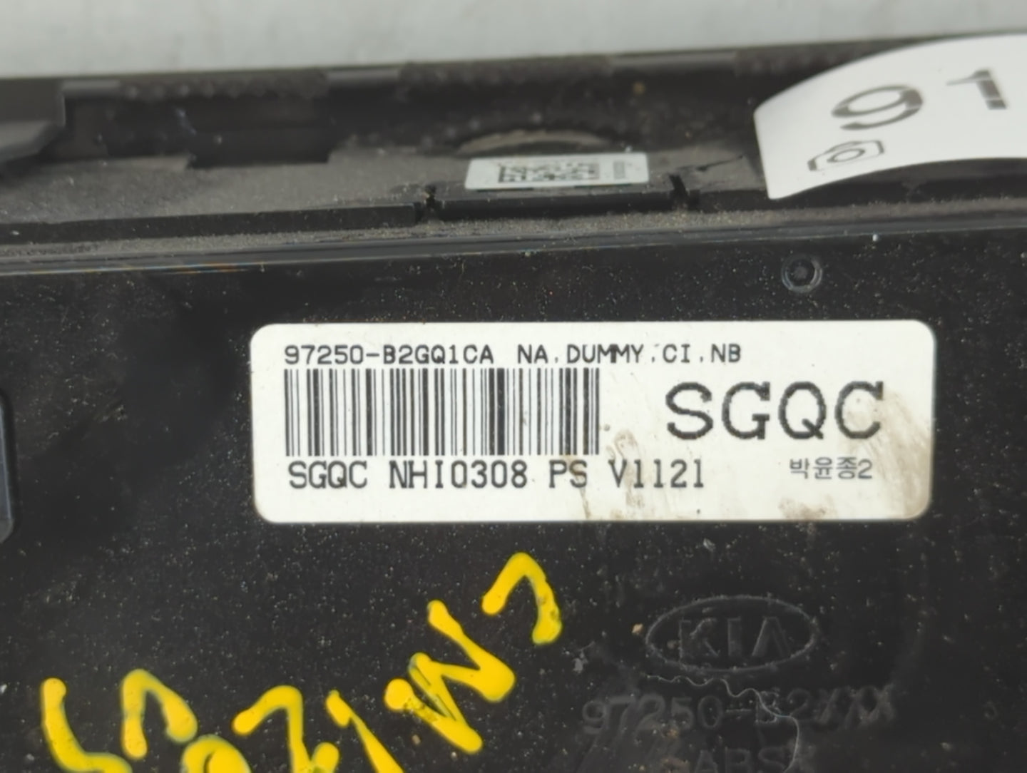 2017-2019 Kia Soul Climate Control Module Temperature AC/Heater Replacement P/N:97250-B2GQ1CA Fits Fits 2017 2018 2019 OEM U