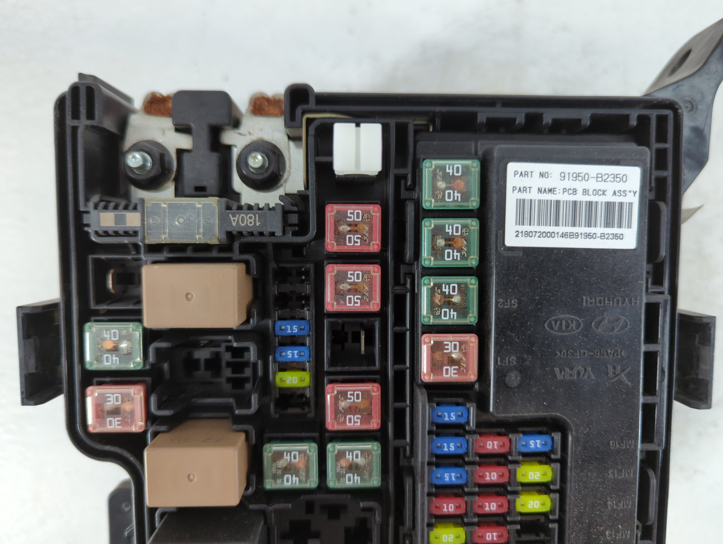 2017-2019 Kia Soul Fusebox Fuse Box Panel Relay Module P/N:91713B2770 Fits Fits 2017 2018 2019 OEM Used Auto Parts - Oemused