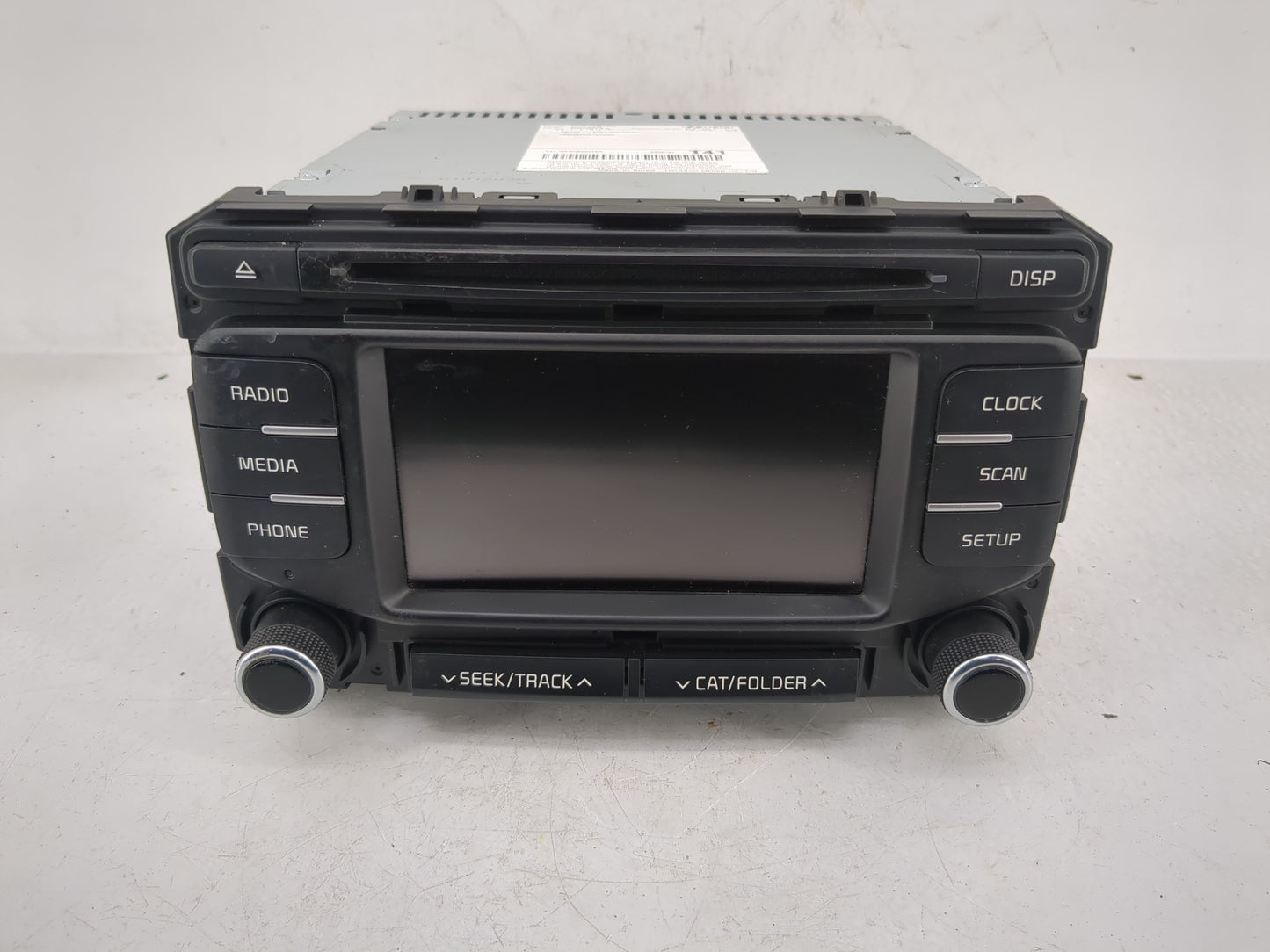 2017-2019 Kia Sportage Radio AM FM Cd Player Receiver Replacement P/N:96180-D9410WK Fits Fits 2017 2018 2019 OEM Used Auto P