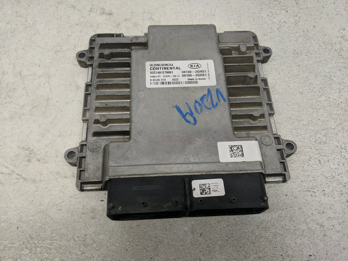 2017-2019 Kia Sportage PCM Engine Control Computer ECU ECM PCU OEM P/N:39100-2GHS1 39130-2GHS1 Fits Fits 2017 2018 2019 OEM 
