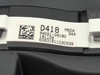 2018-2019 Kia Sportage Instrument Cluster Speedometer Gauges P/N:94021-D9180 Fits Fits 2018 2019 OEM Used Auto Parts - Oemus