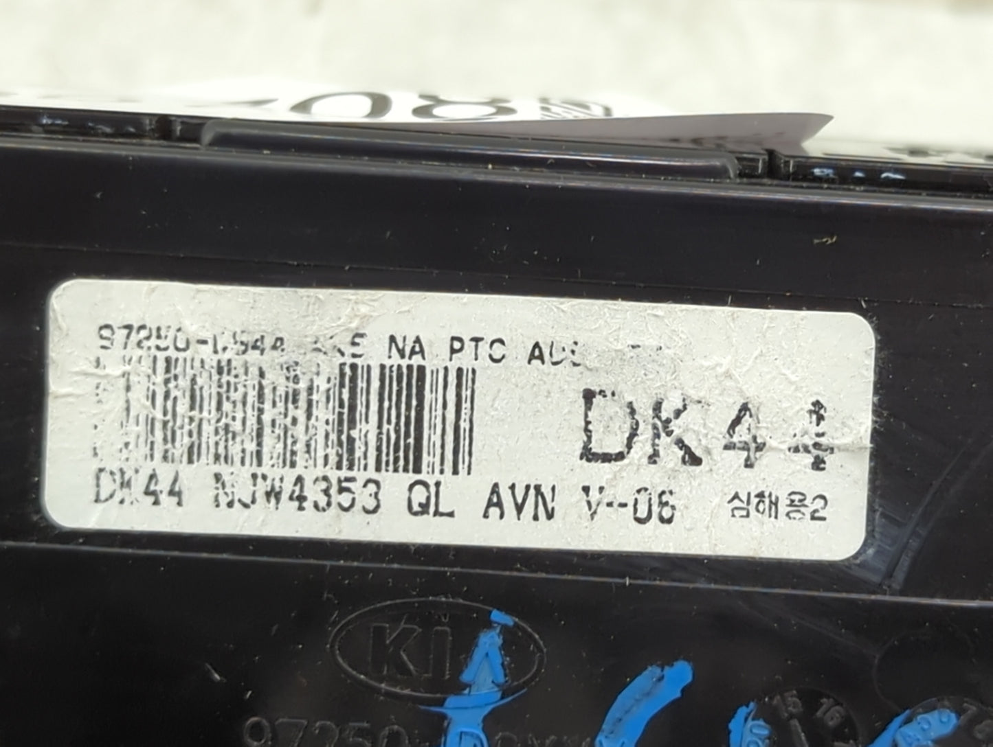 2017-2019 Kia Sportage Climate Control Module Temperature AC/Heater Replacement P/N:97250-D9 DK44 NJW4353 QL AVN V-08 Fits O