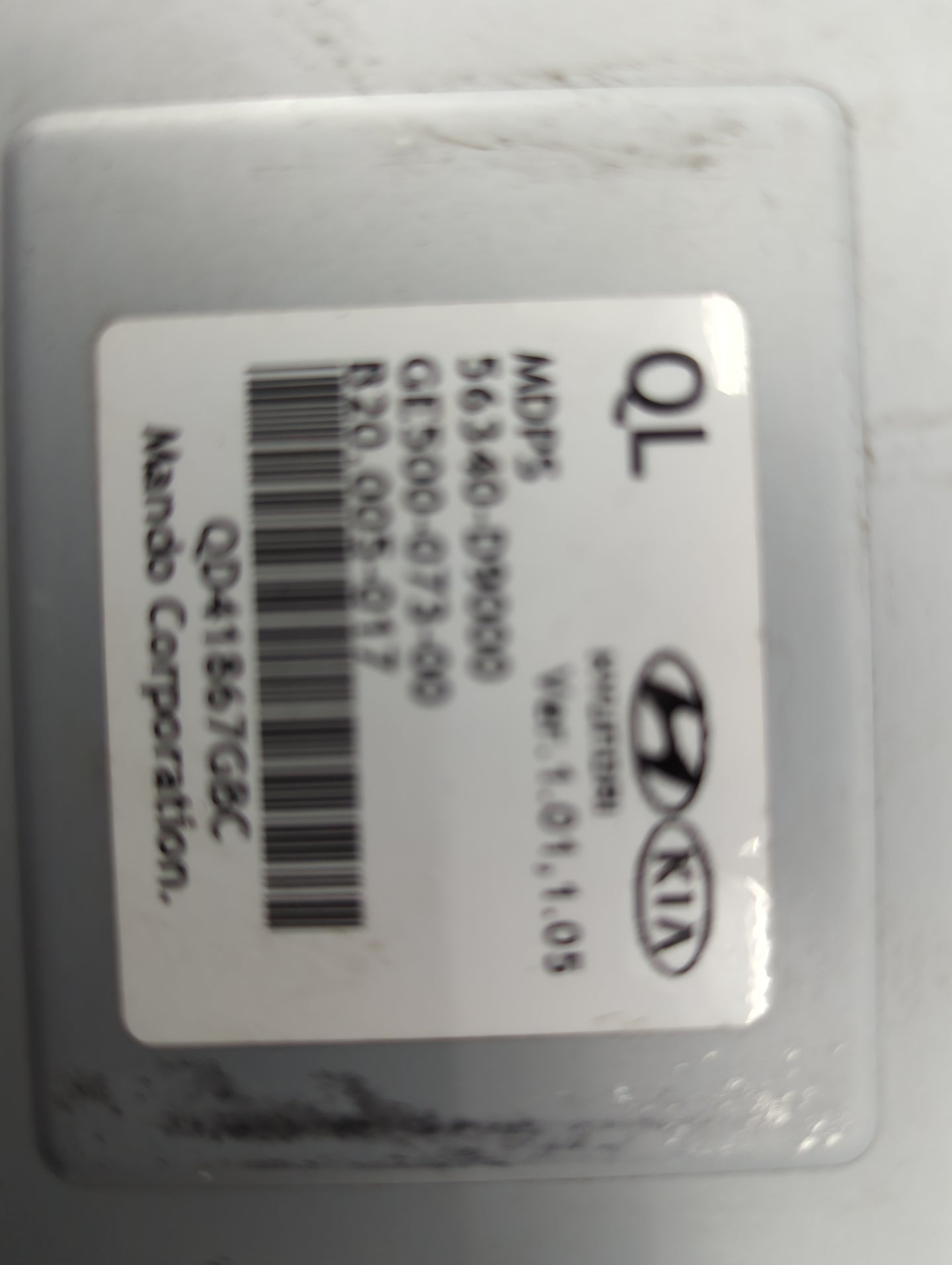 2019 Kia Sportage PCM Engine Control Computer ECU ECM PCU OEM P/N:56300-D9000 CL0NFLAA1A0075, 56340-D9000, GE500-073-00 Fits