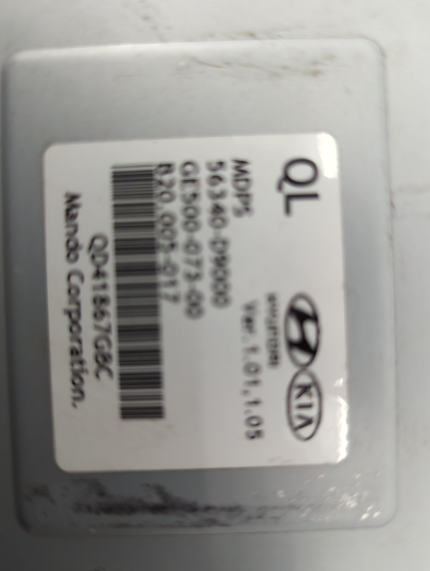 2019 Kia Sportage PCM Engine Control Computer ECU ECM PCU OEM P/N:56300-D9000 CL0NFLAA1A0075, 56340-D9000, GE500-073-00 Fits