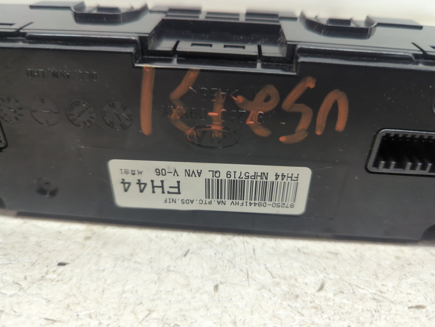 2017-2019 Kia Sportage Climate Control Module Temperature AC/Heater Replacement P/N:97250-D9441FHV FH44 Fits Fits 2017 2018 