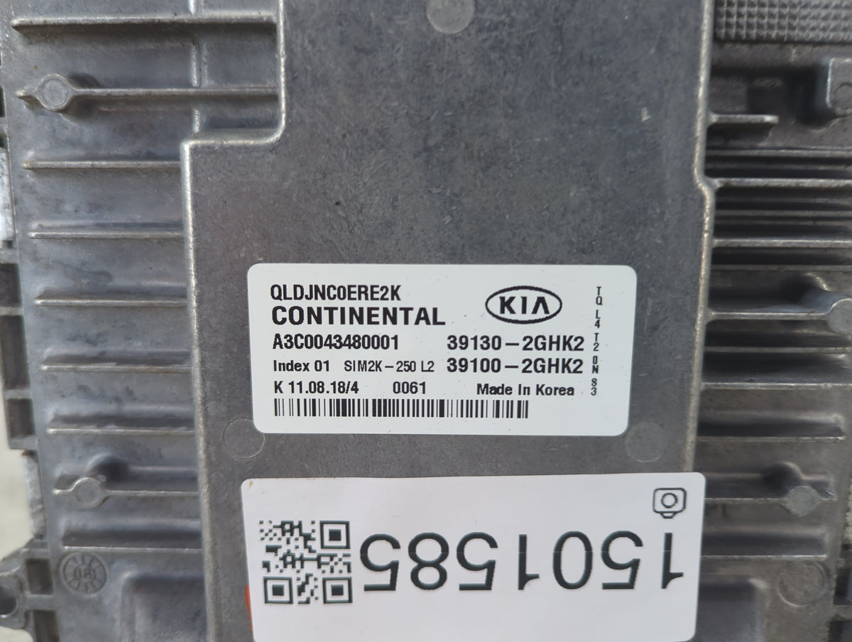 2017-2019 Kia Sportage PCM Engine Control Computer ECU ECM PCU OEM P/N:39130-2GHK2 39100-2GHK2 Fits Fits 2017 2018 2019 OEM 