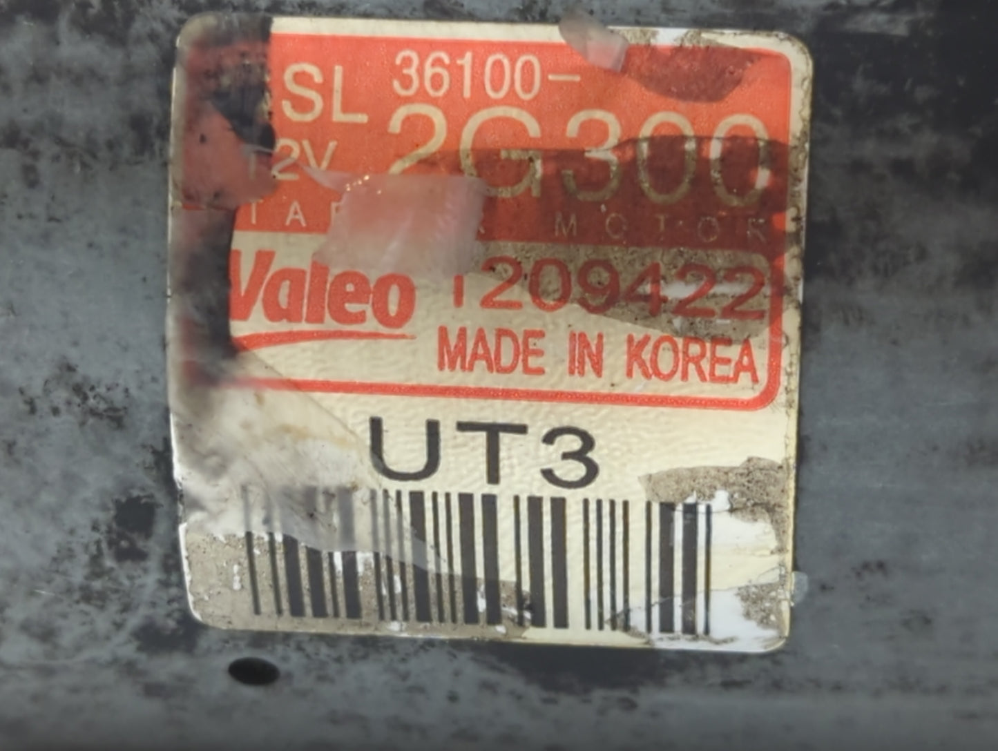 2017-2021 Kia Sportage Car Starter Motor Solenoid OEM P/N:36100-2G300 Fits Fits 2016 2017 2018 2019 2020 2021 OEM Used Auto 