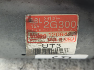 2017-2021 Kia Sportage Car Starter Motor Solenoid OEM P/N:36100-2G300 Fits Fits 2016 2017 2018 2019 2020 2021 OEM Used Auto Parts