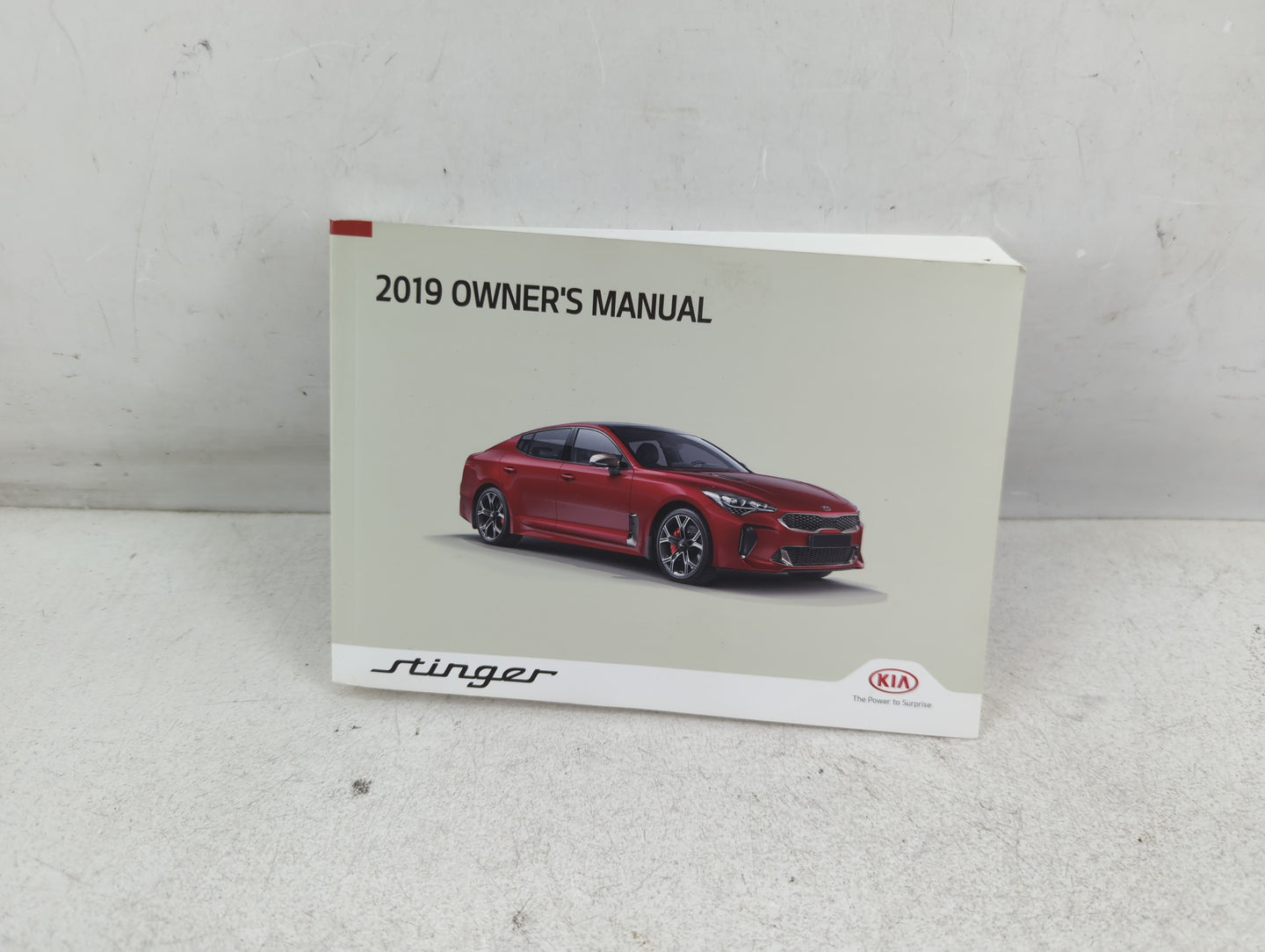 2019 Kia Stinger Owners Manual Book Guide P/N:KJ5O-EU87C OEM Used Auto Parts - Oemusedautoparts1.com