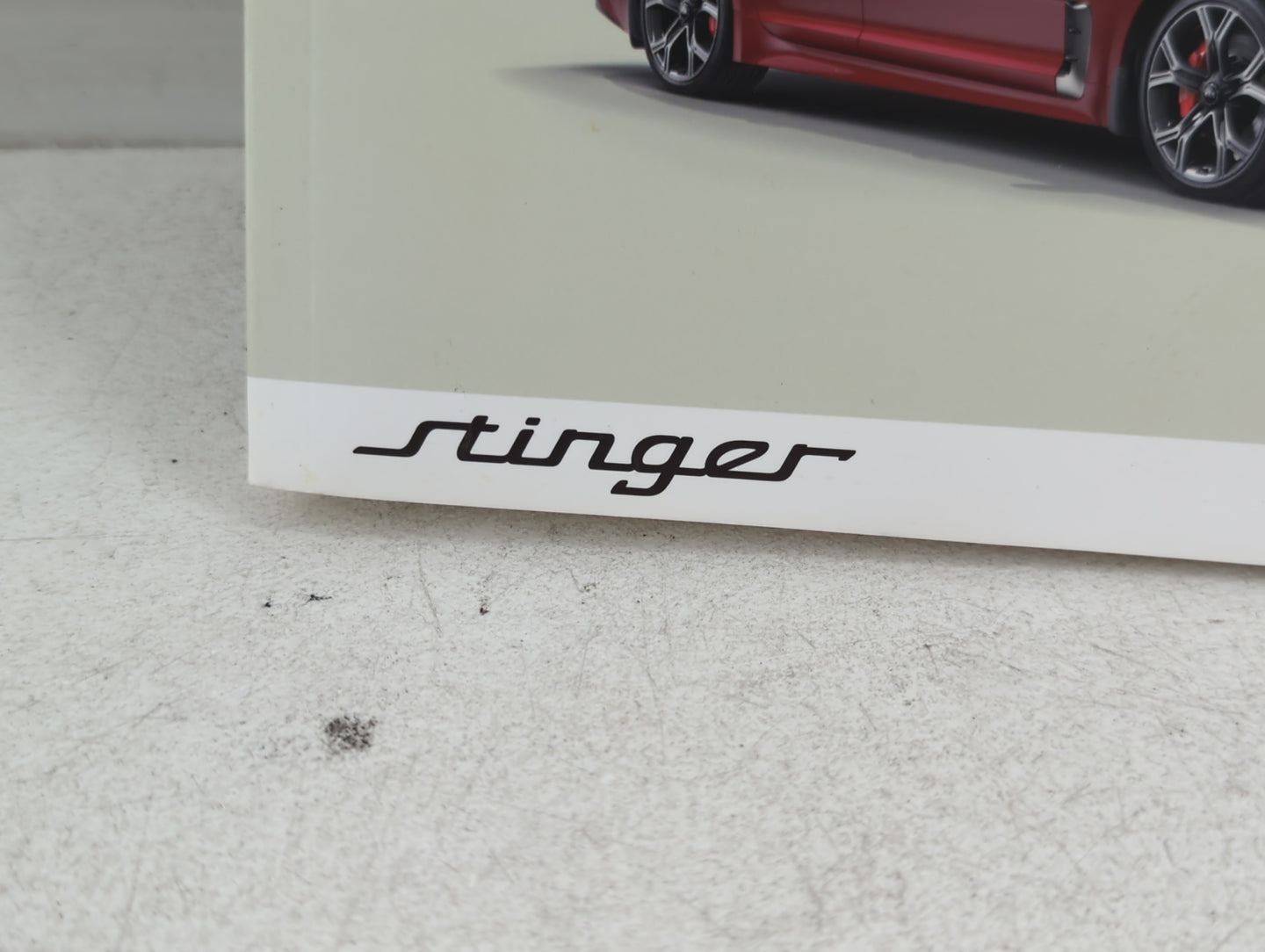 2019 Kia Stinger Owners Manual Book Guide P/N:KJ5O-EU87C OEM Used Auto Parts - Oemusedautoparts1.com
