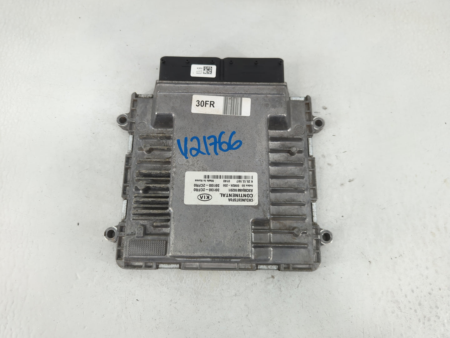 2019 Kia Stinger PCM Engine Control Computer ECU ECM PCU OEM P/N:39130-2CFR0 Fits OEM Used Auto Parts - Oemusedautoparts1.co