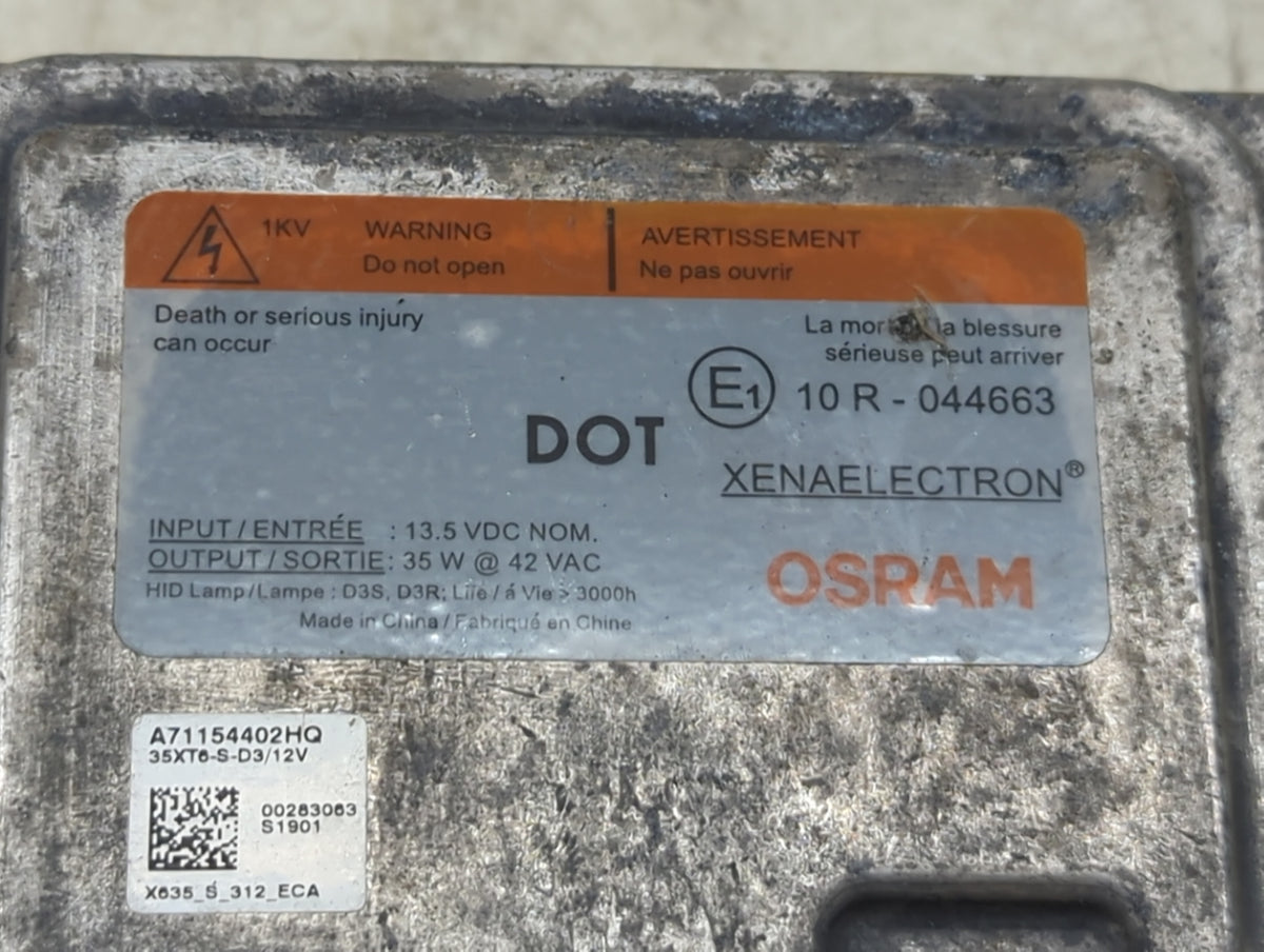 2019 Land Rover Discovery Sport Headlight Ballast Head Light - Oemusedautoparts1.com