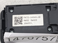 2015-2019 Land Rover Discovery Sport Master Power Window Switch Replacement Driver Side Left P/N:FK72-14540-AD HW02 Fits OEM