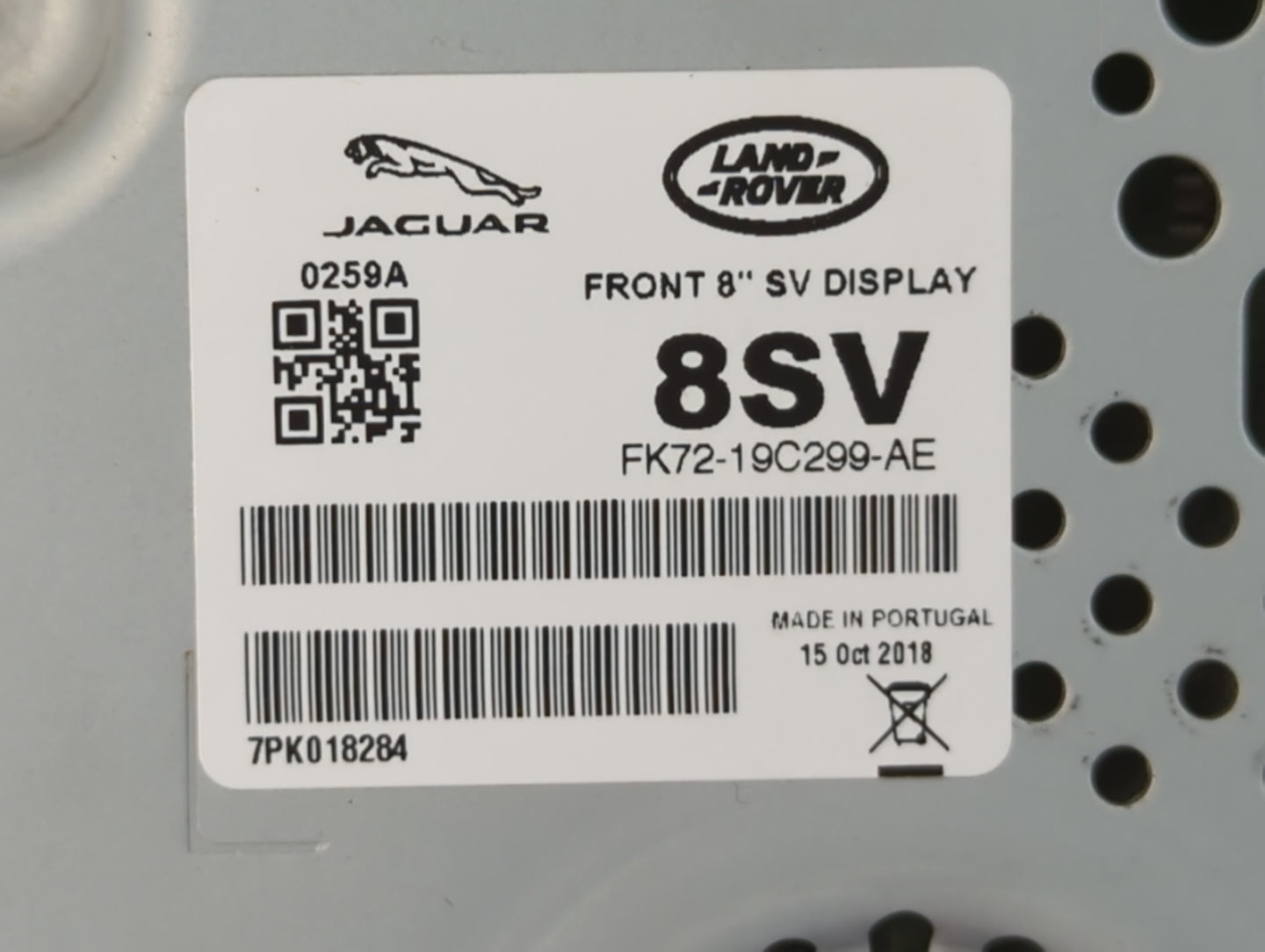 Land Rover Range Rover Evoque Information Display Screen - Oemusedautoparts1.com