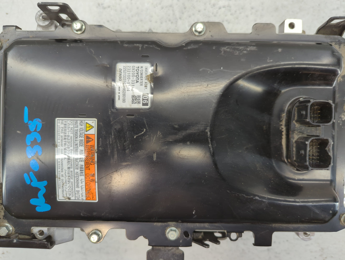 2019-2022 Lexus Es300h Hybrid DC Synergy Drive Power Inverter P/N:232100-1704 G9200-33140 Fits Fits 2018 2019 2020 2021 2022