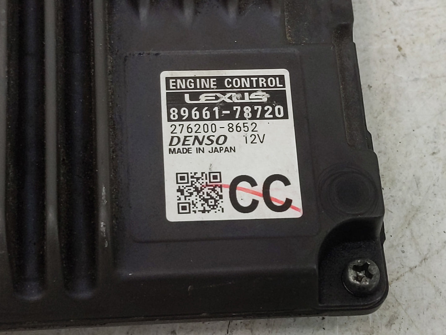 2019 Lexus Nx300 PCM Engine Control Computer ECU ECM PCU OEM P/N:89661-78720 89661-8652 Fits OEM Used Auto Parts - Oemusedau