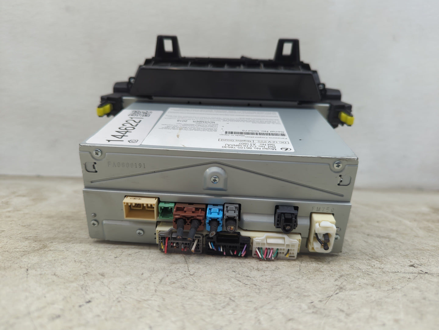 2019 Lexus Nx300 Radio AM FM Cd Player Receiver Replacement P/N:86120-78530 CV-DL58NAAJ Fits OEM Used Auto Parts - Oemusedau