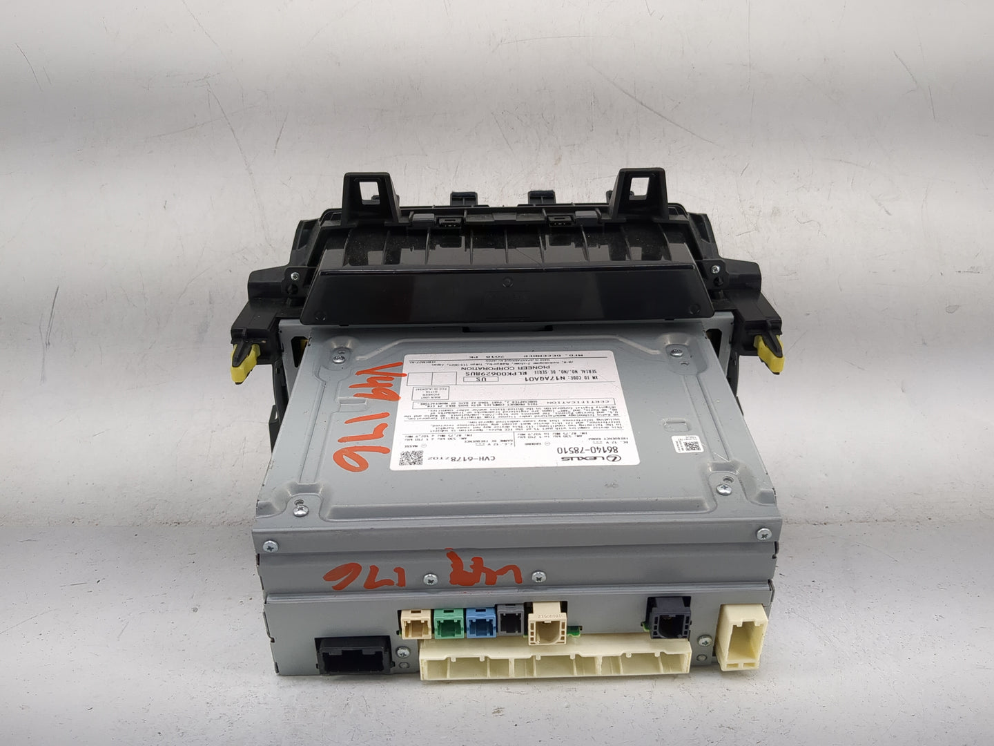 2019 Lexus Nx300 Radio AM FM Cd Player Receiver Replacement P/N:86140-78510 CVH-6178 Fits OEM Used Auto Parts - Oemusedautop