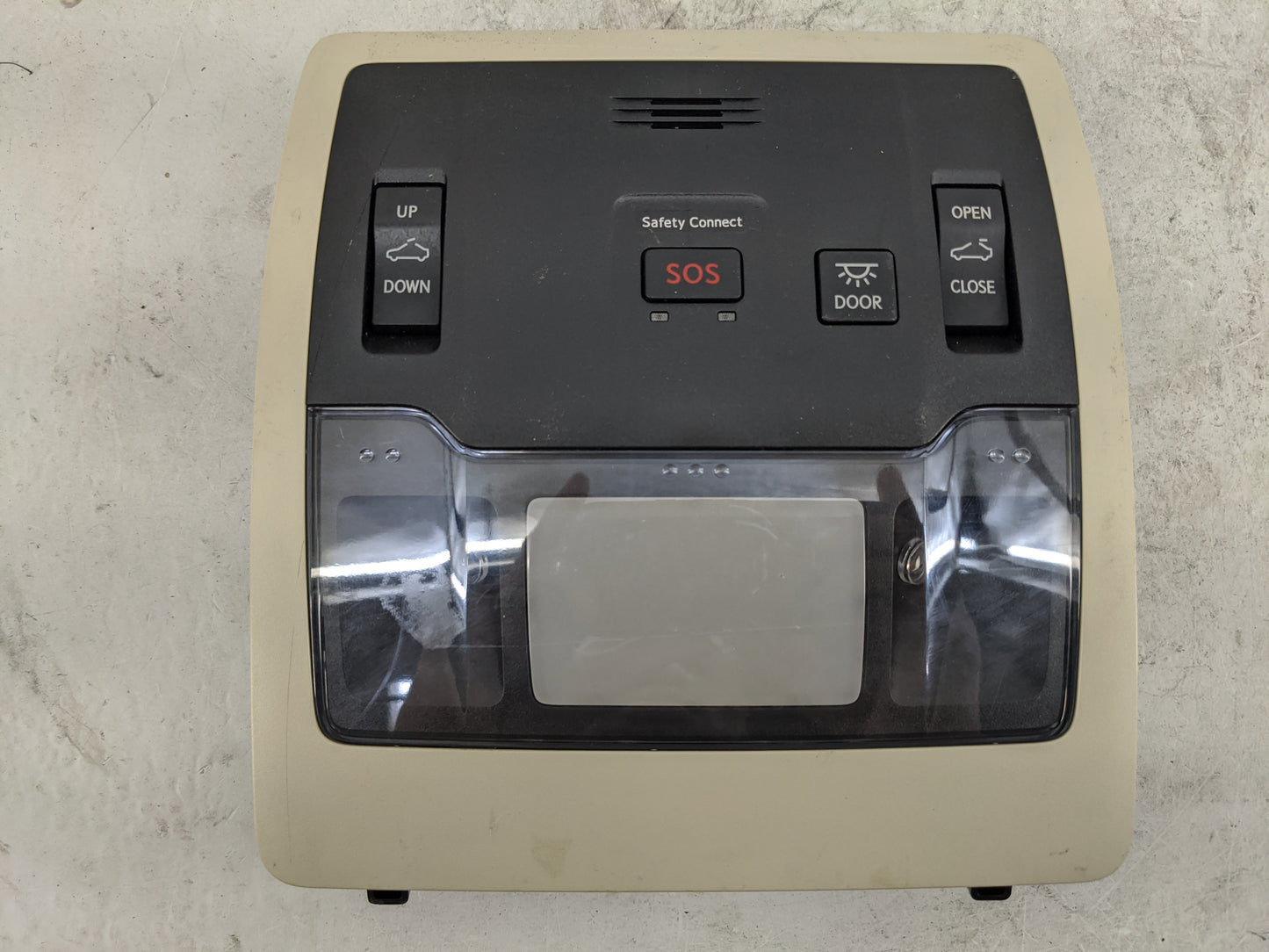 2019 Lexus Nx300 Overhead Roof Console Beige - Oemusedautoparts1.com