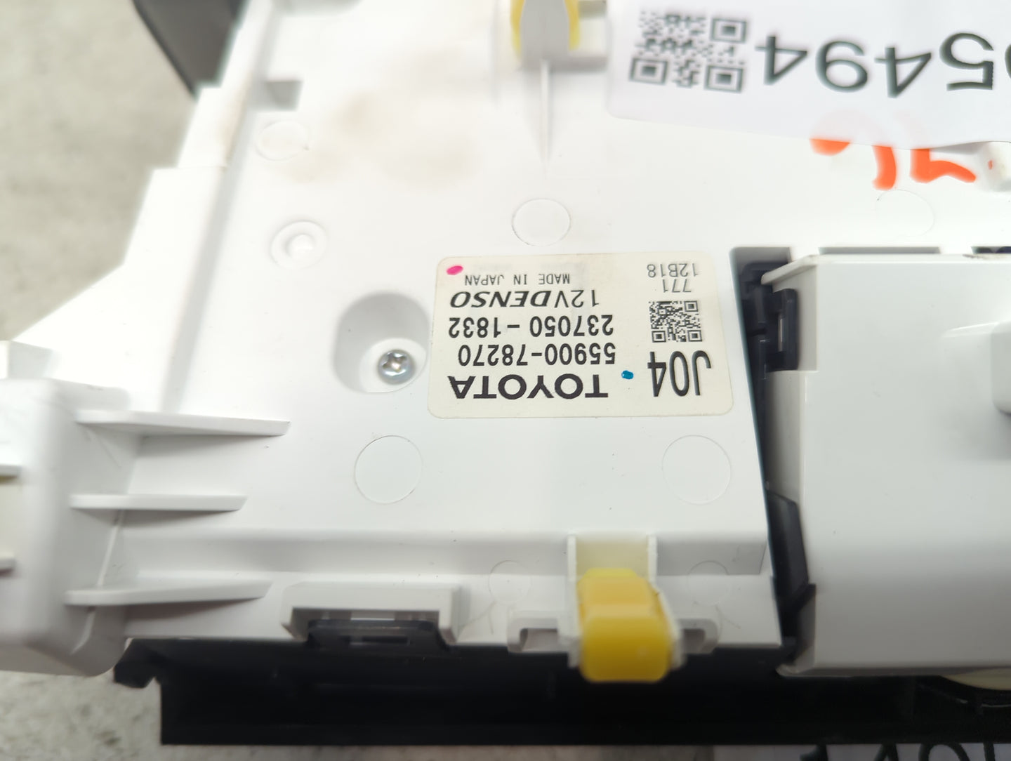 2018-2019 Lexus Nx300 Climate Control Module Temperature AC/Heater Replacement P/N:55900-78270 237050-1832 Fits Fits 2018 20