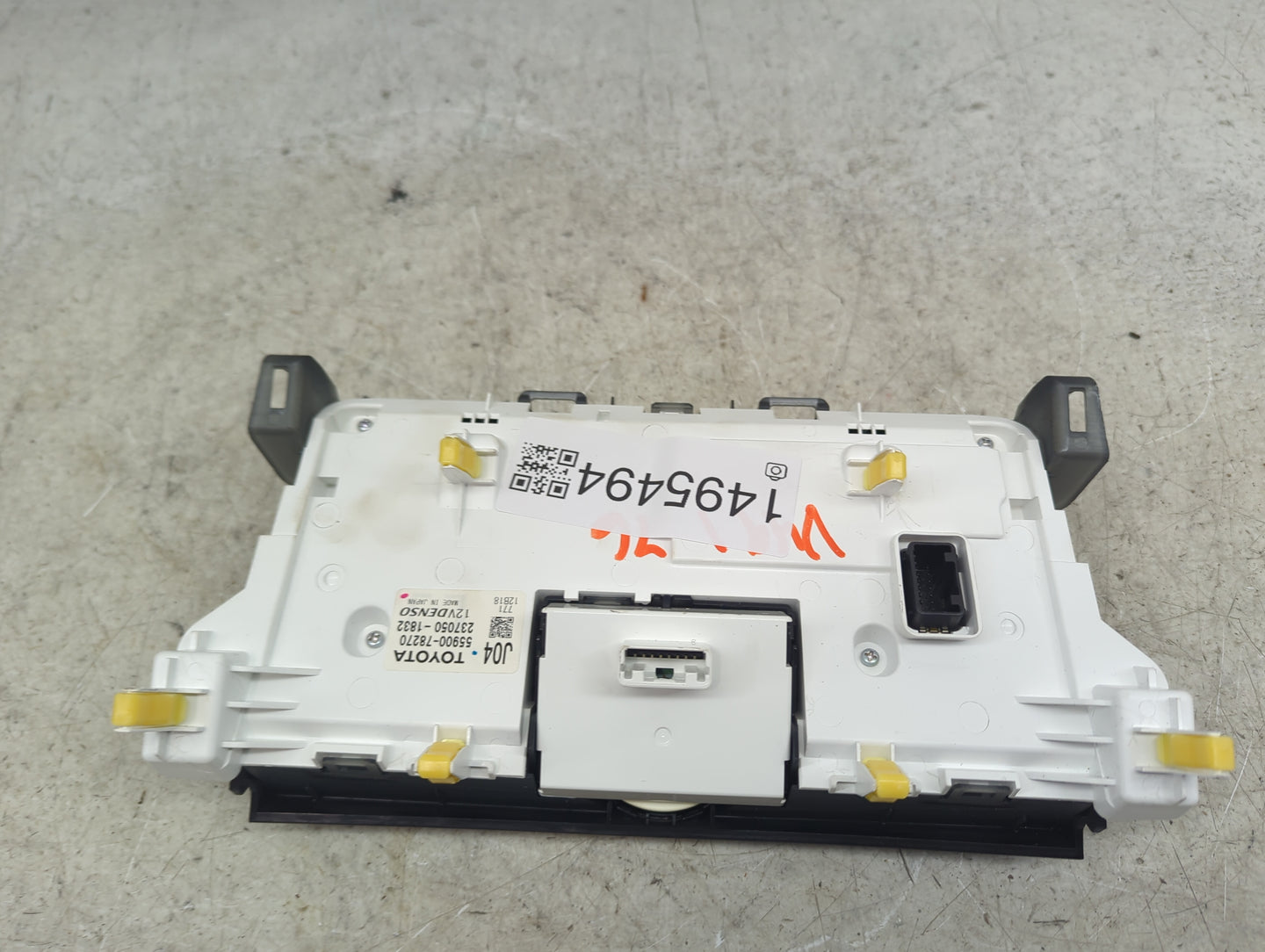 2018-2019 Lexus Nx300 Climate Control Module Temperature AC/Heater Replacement P/N:55900-78270 237050-1832 Fits Fits 2018 20