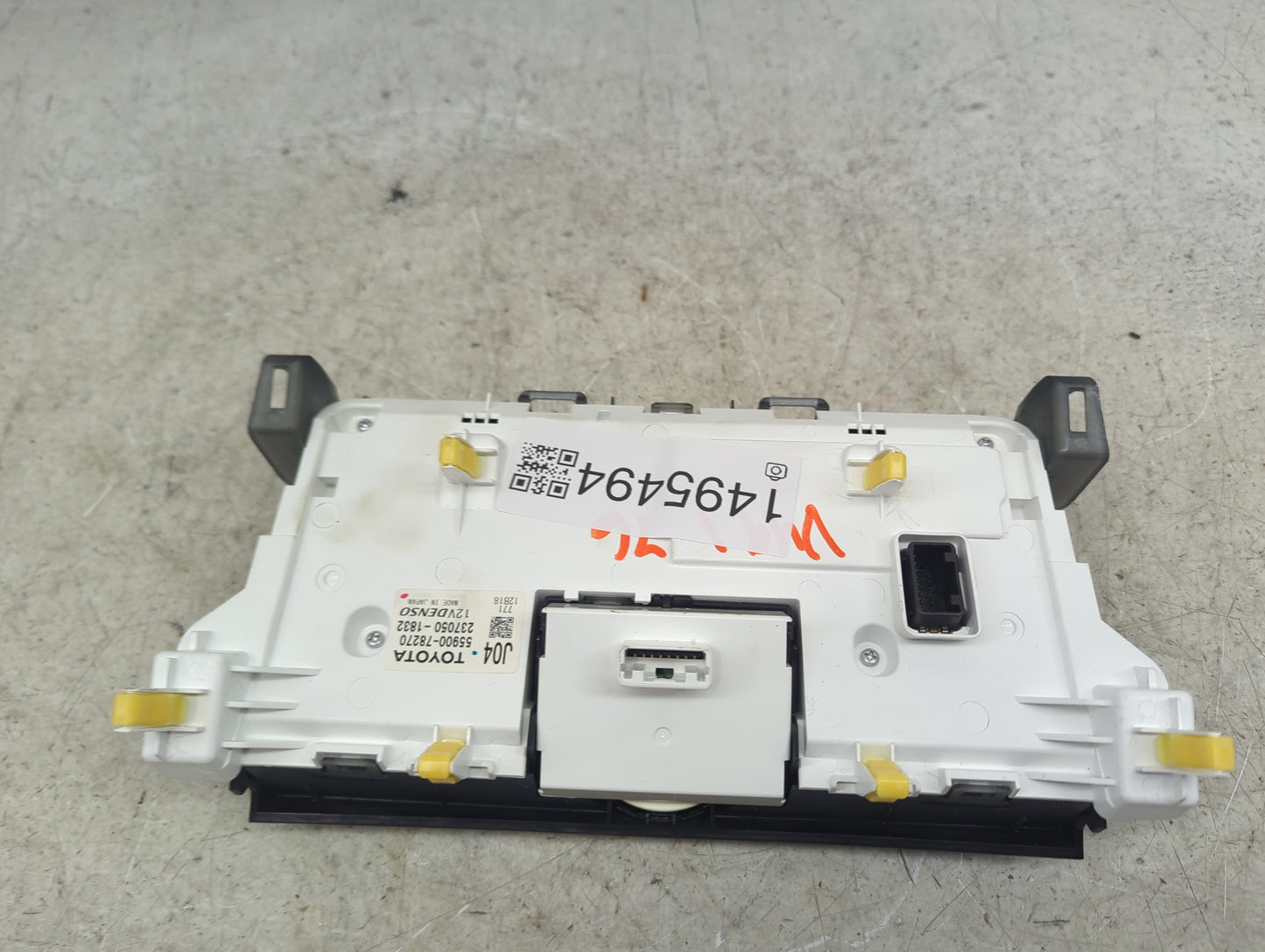 2018-2019 Lexus Nx300 Climate Control Module Temperature AC/Heater Replacement P/N:55900-78270 237050-1832 Fits Fits 2018 20