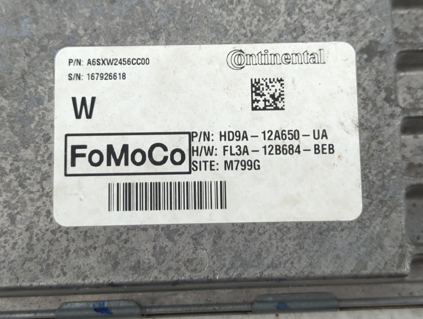 2019 Lincoln Continental PCM Engine Control Computer ECU ECM PCU OEM P/N:HD9A-12A650-UA Fits Fits 2015 2016 2017 2018 OEM Us