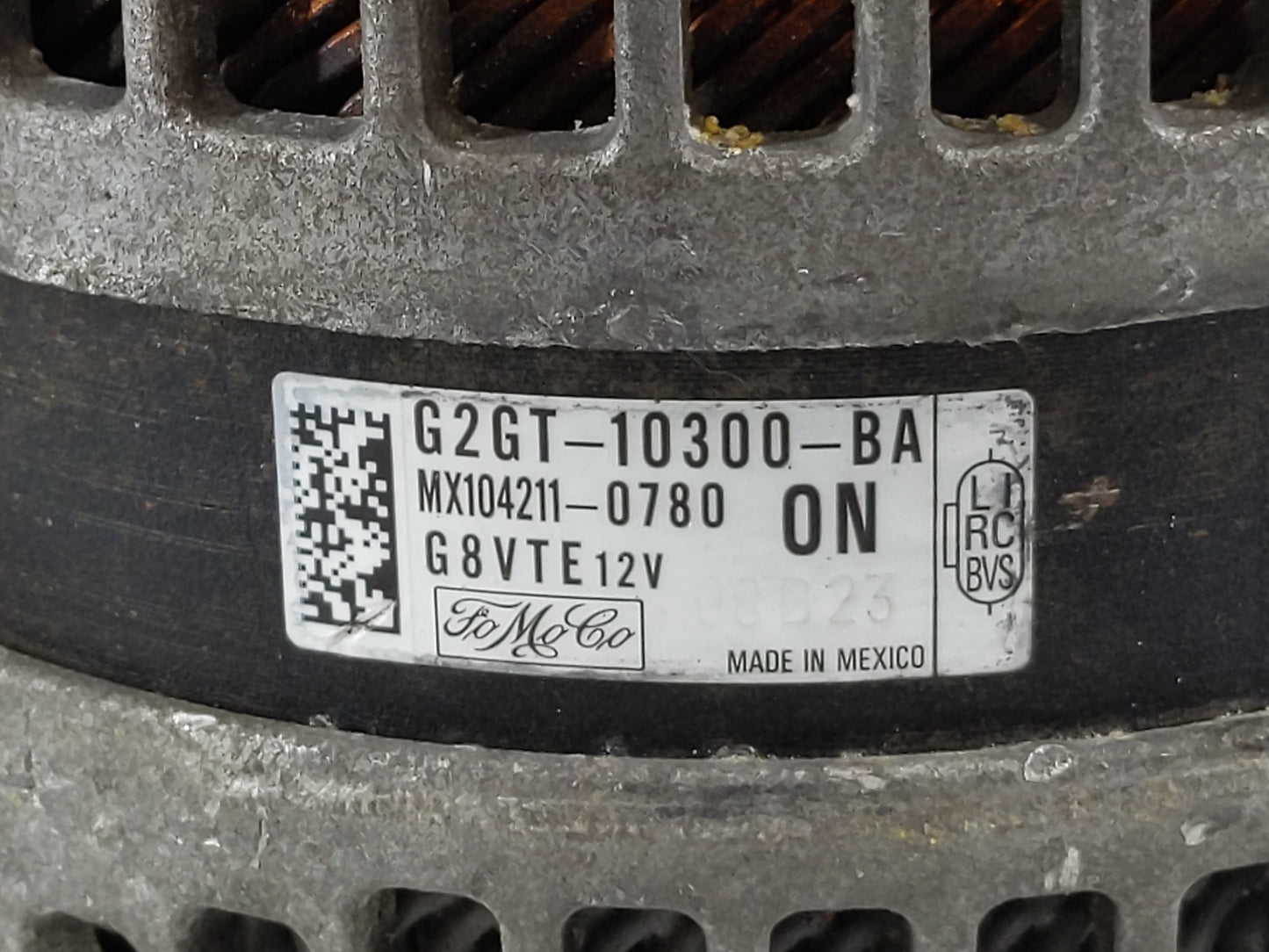 2015-2019 Lincoln Mkc Alternator Replacement Generator Charging Assembly Engine OEM P/N:G2GT-10300-BA Fits OEM Used Auto Par
