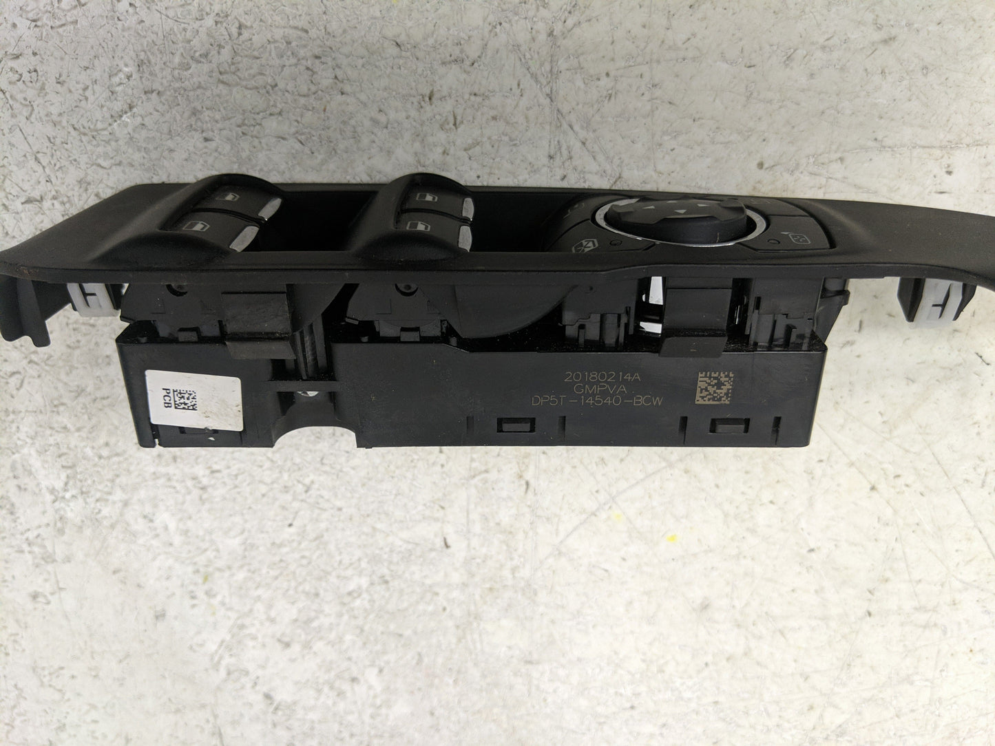2015-2019 Lincoln Mkc Master Power Window Switch Replacement Driver Side Left P/N:DP5T-14540-BCW Fits OEM Used Auto Parts - 