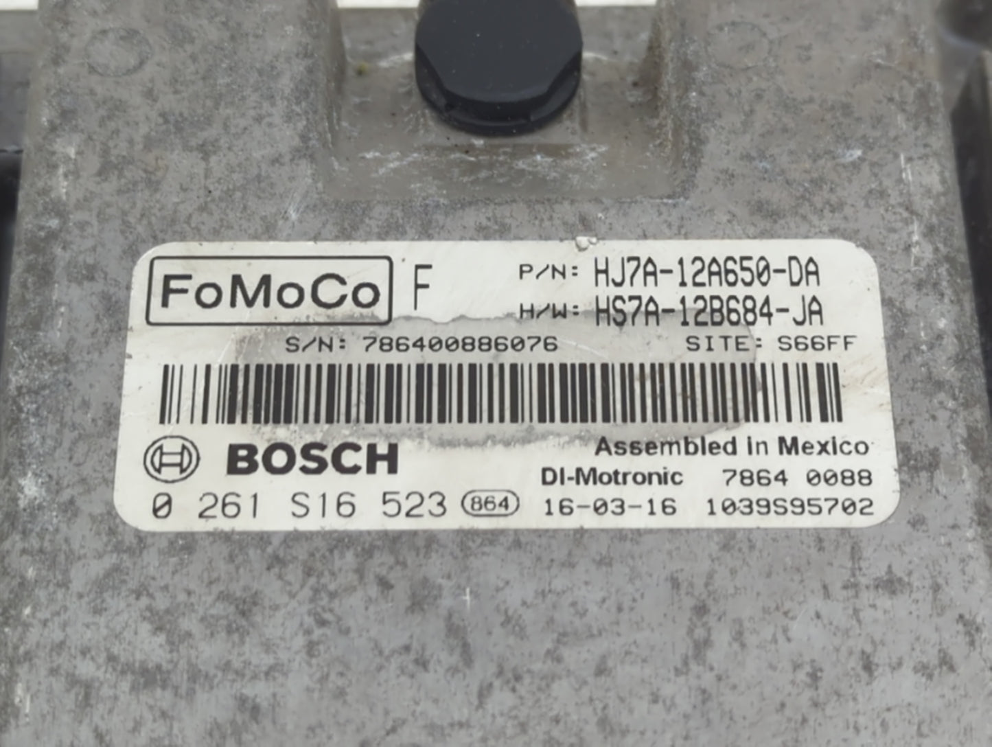 2017-2019 Lincoln Mkc PCM Engine Control Computer ECU ECM PCU OEM P/N:HS7A-12B684-JA Fits Fits 2017 2018 2019 2020 OEM Used 