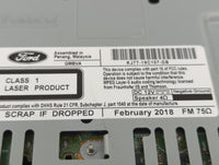 2017-2019 Lincoln Mkc Radio AM FM Cd Player Receiver Replacement P/N:KJ7T-19C107-DB Fits Fits 2017 2018 2019 OEM Used Auto P