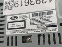 2017-2019 Lincoln Mkc Radio AM FM Cd Player Receiver Replacement P/N:KJ7T-19C107-DB Fits Fits 2017 2018 2019 OEM Used Auto P