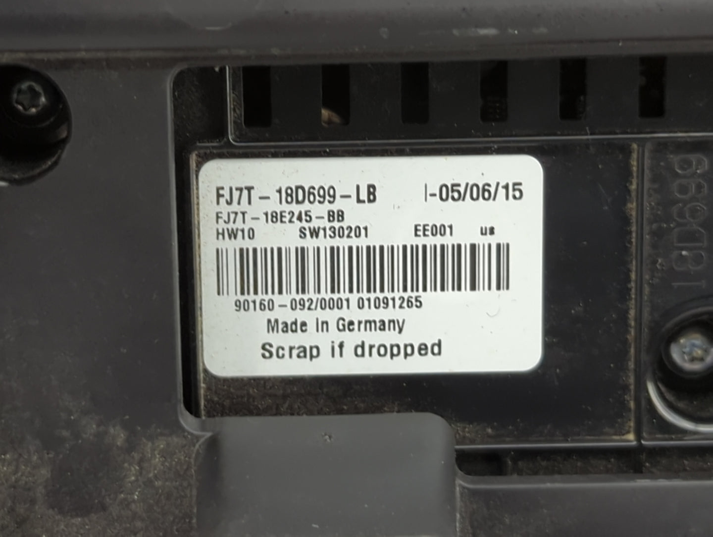 2019 Lincoln Mkc Climate Control Module Temperature AC/Heater Replacement P/N:FJ7T-18D699-LB FJ7T-18E245-BB Fits OEM Used Au