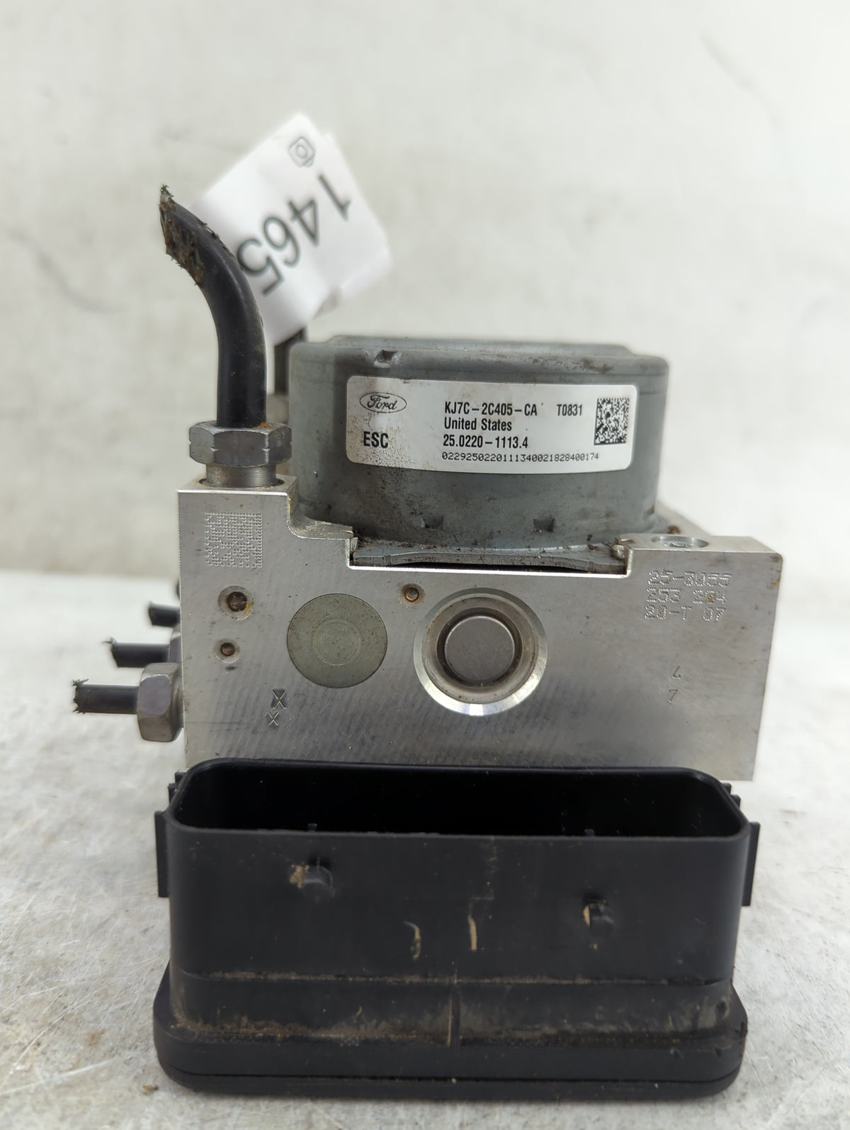 2019 Lincoln Mkc Anti-Lock Brake ABS Pump Module Actuator OEM P/N:KJ7C-2C405-CA KJ7C-2C219-CA, 518929003AE Fits OEM Used Aut
