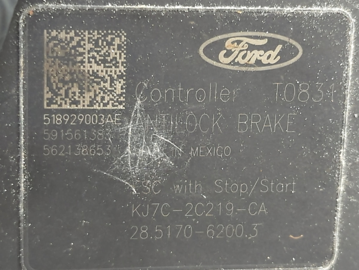 2019 Lincoln Mkc Anti-Lock Brake ABS Pump Module Actuator OEM P/N:KJ7C-2C405-CA KJ7C-2C219-CA, 518929003AE Fits OEM Used Aut