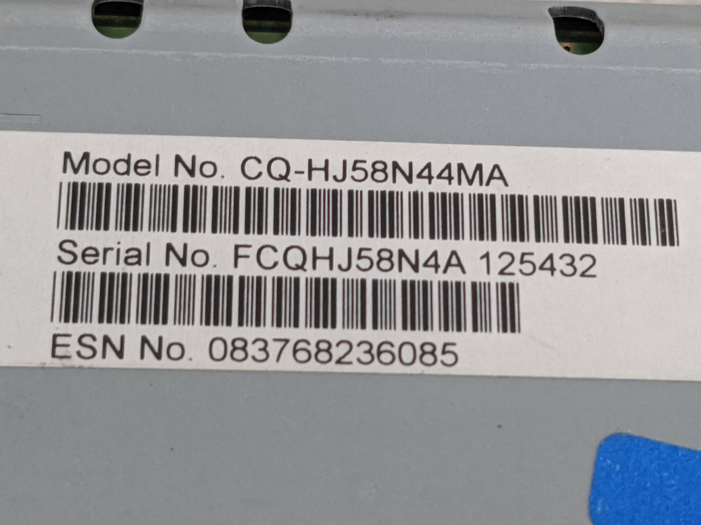 2017-2019 Lincoln Mkc Radio AM FM Cd Player Receiver Replacement P/N:CQ-HJ58N44MA KJ7T-19C107-DB Fits Fits 2017 2018 2019 OE