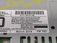 2017-2019 Lincoln Mkc Radio AM FM Cd Player Receiver Replacement P/N:KJ7T-19C107-DB Fits Fits 2017 2018 2019 OEM Used Auto P