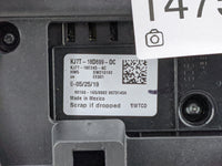2019 Lincoln Mkc Climate Control Module Temperature AC/Heater Replacement P/N:KJ7T-18D699-DC KJ7T-18E245-AC Fits OEM Used Au